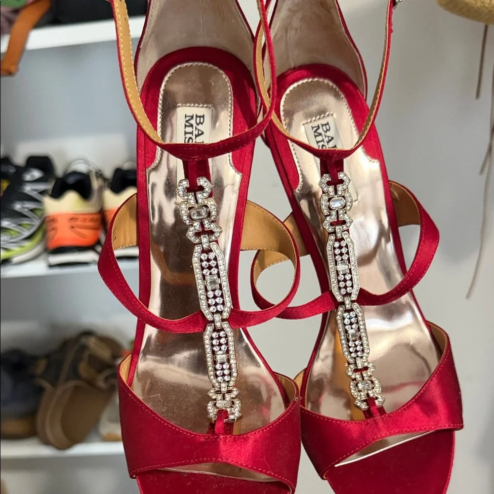 Badgley Mischka T-Strap Heels